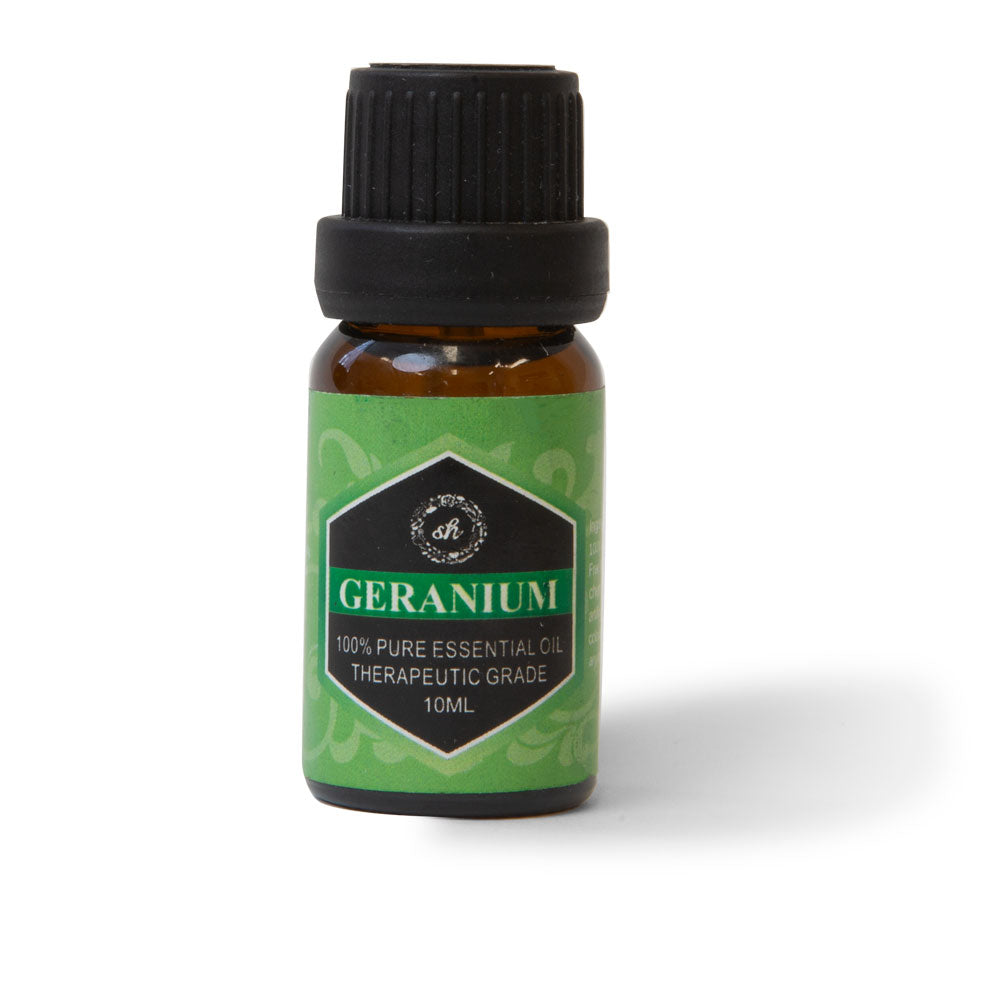 Geranium Essential Oil 10ml Bottle - Aromatherapy-0