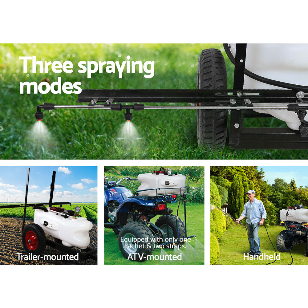 Giantz 100L ATV Weed Sprayer Spot Spray Tank-5