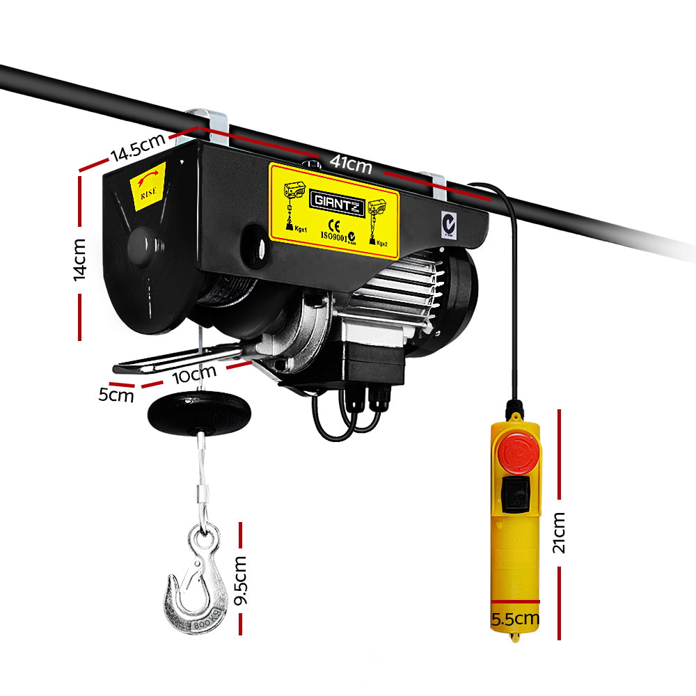 Giantz 1300w Electric Hoist winch-1