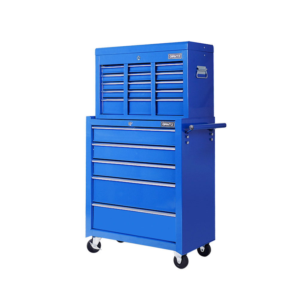 Giantz 14 Drawers Toolbox Chest Cabinet Mechanic Trolley Garage Tool Storage Box-2