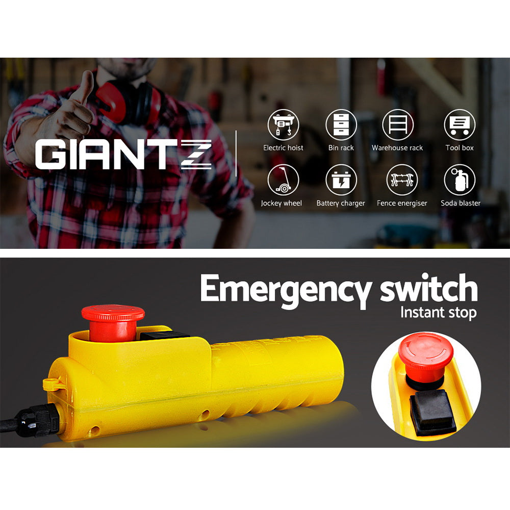 Giantz 1400w Electric Hoist winch-4