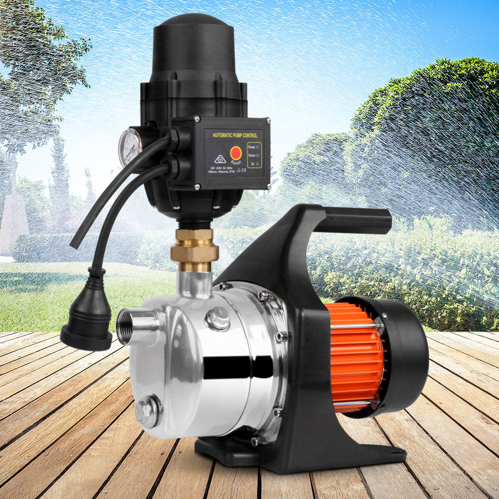 Giantz 1500W High Pressure Garden Water Pump with Auto Controller-11