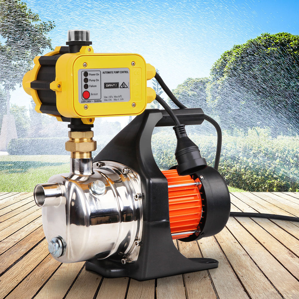 Giantz 1500W High Pressure Garden Water Pump with Auto Controller-11