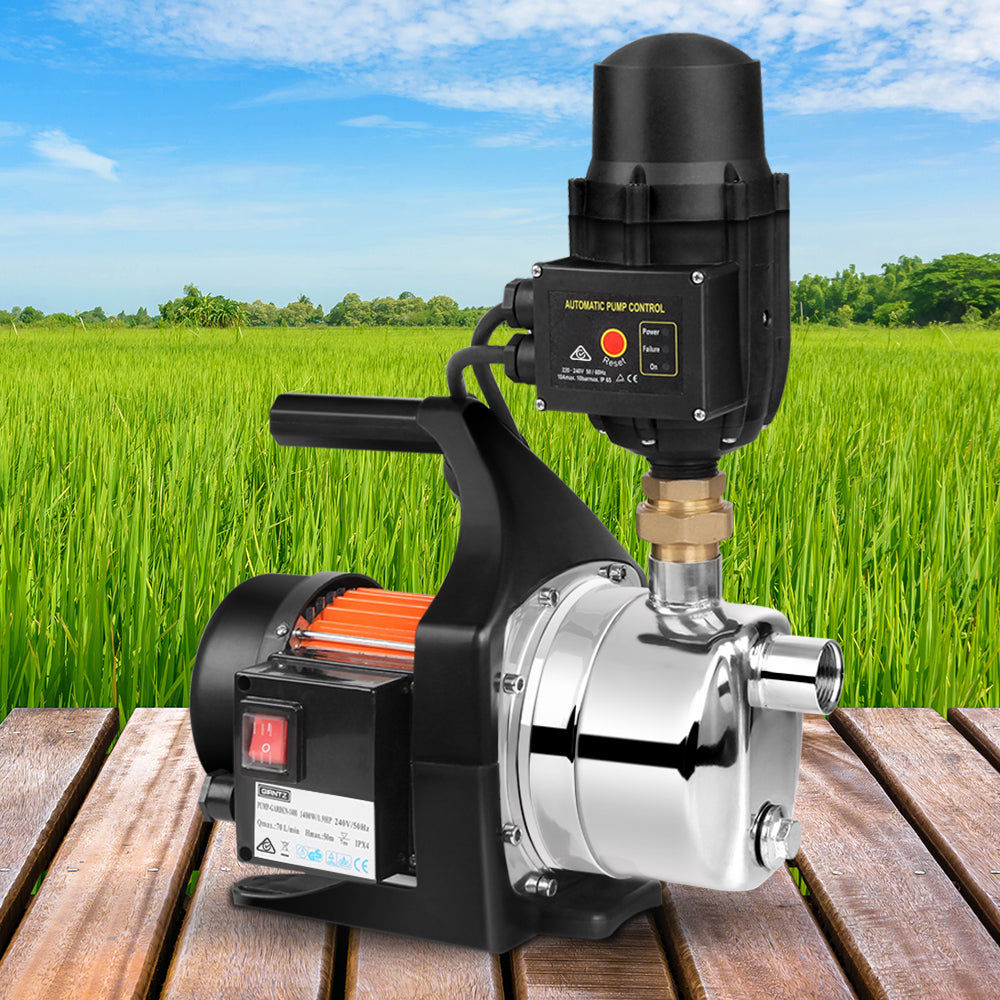 Giantz 1500W High Pressure Garden Water Pump with Auto Controller-14