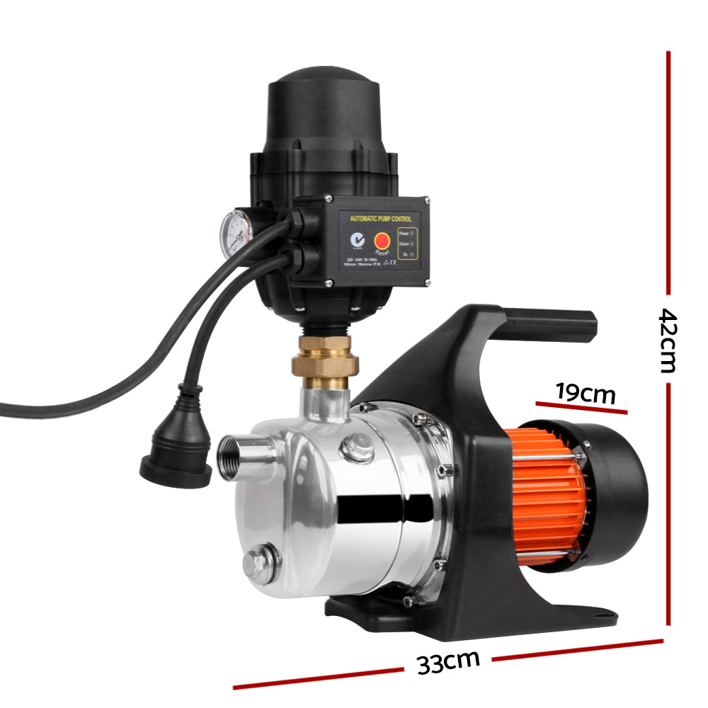 Giantz 1500W High Pressure Garden Water Pump with Auto Controller-3