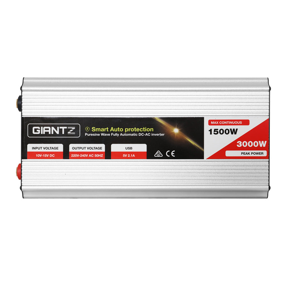 Giantz 1500W Puresine Wave DC-AC Power Inverter-2