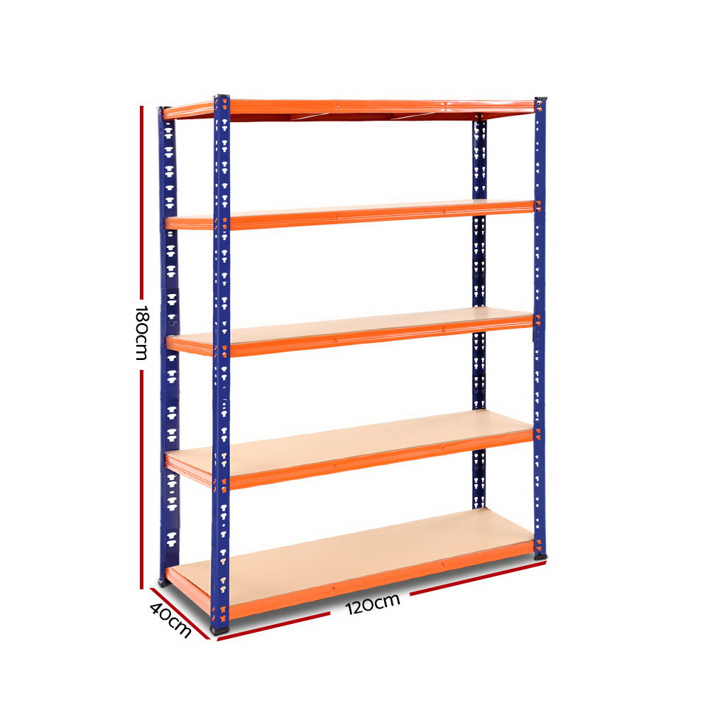 Giantz 1.8M Warehouse Racking Shelving Storage Shelf Garage Shelves Rack Steel-1