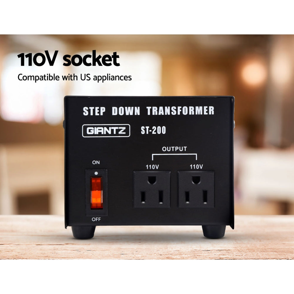 Giantz 200 Watt Step Down Transformer-3