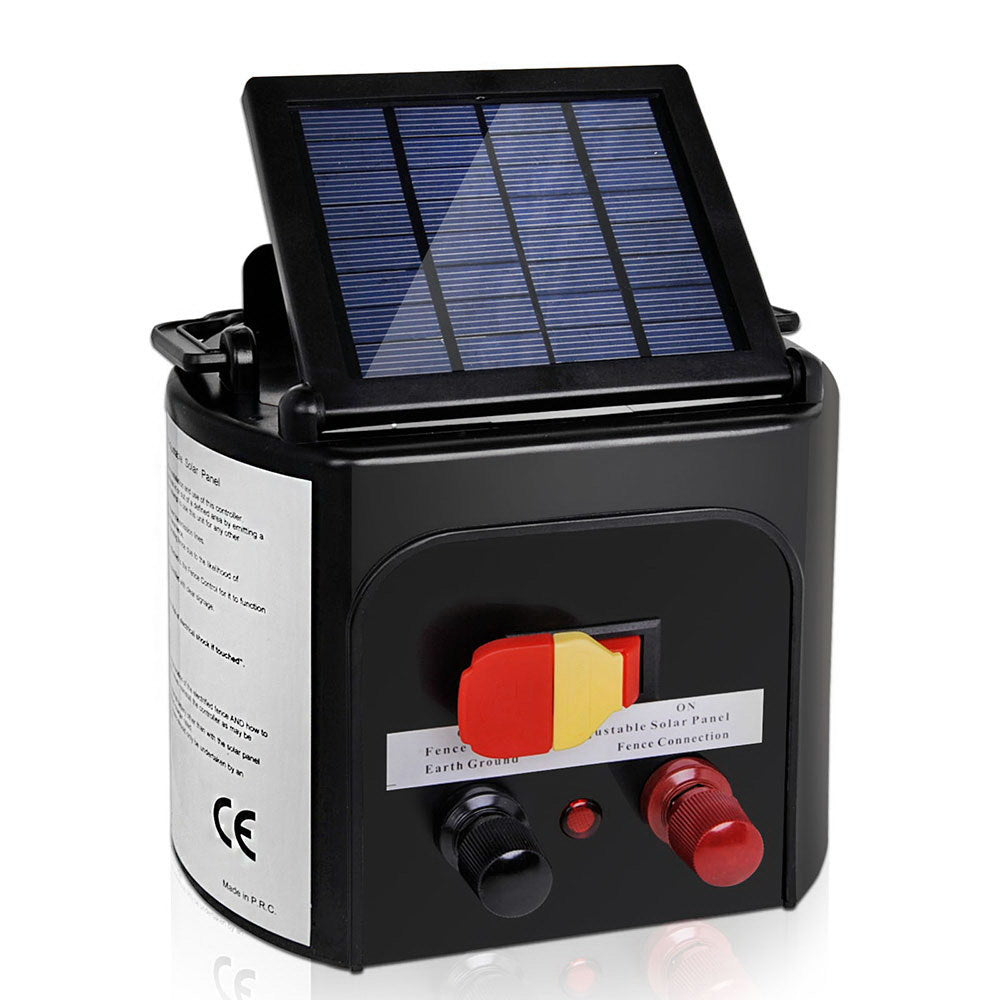 Giantz 3km Solar Electric Fence Charger Energiser-0