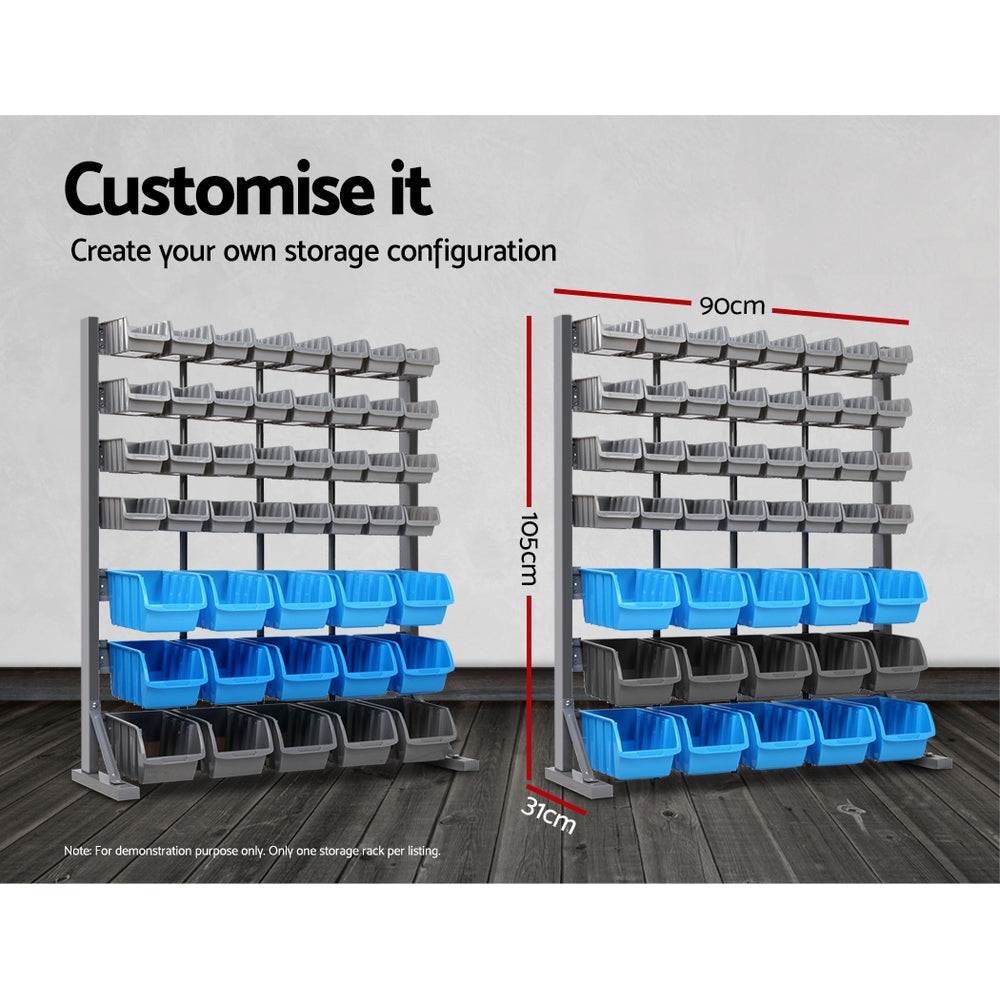 Giantz 47 Bin Storage Shelving Rack-1