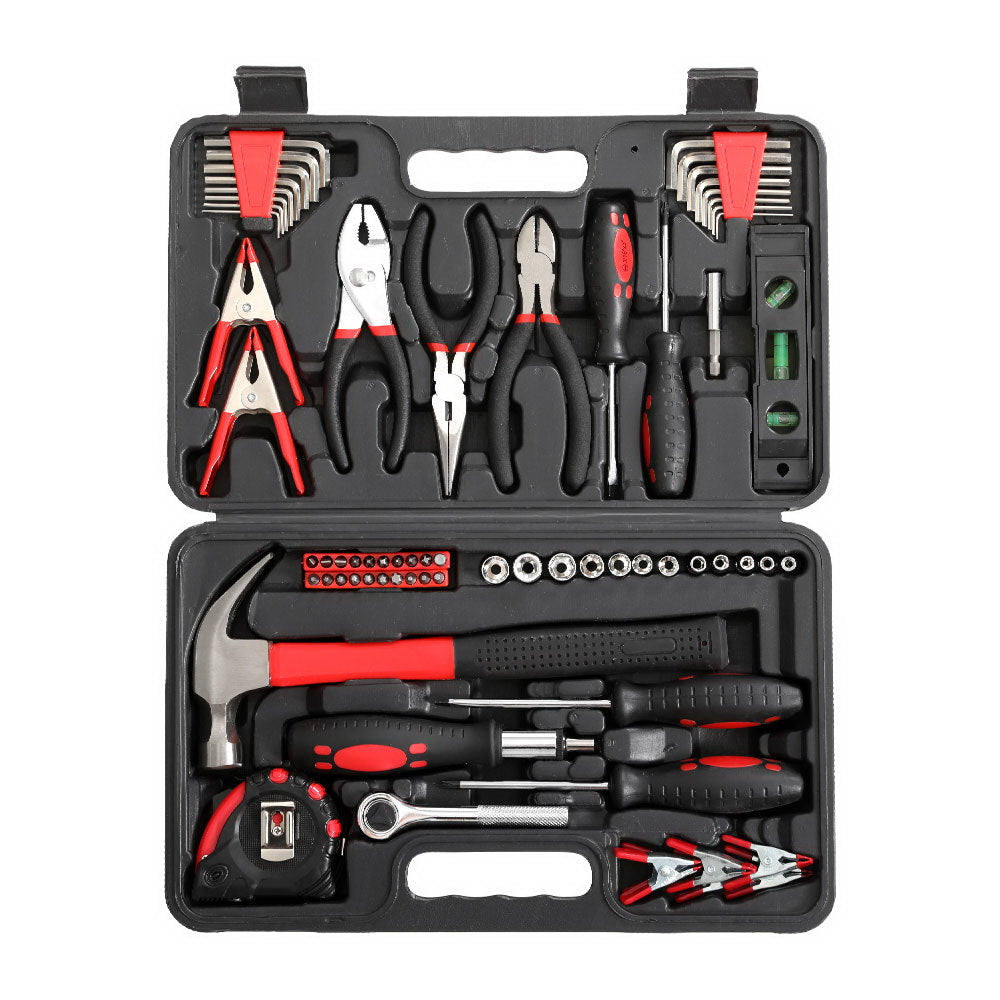 Giantz 70pcs Hand Tool Kit Set Box Household Automotive Repair Workshop w/Case-2