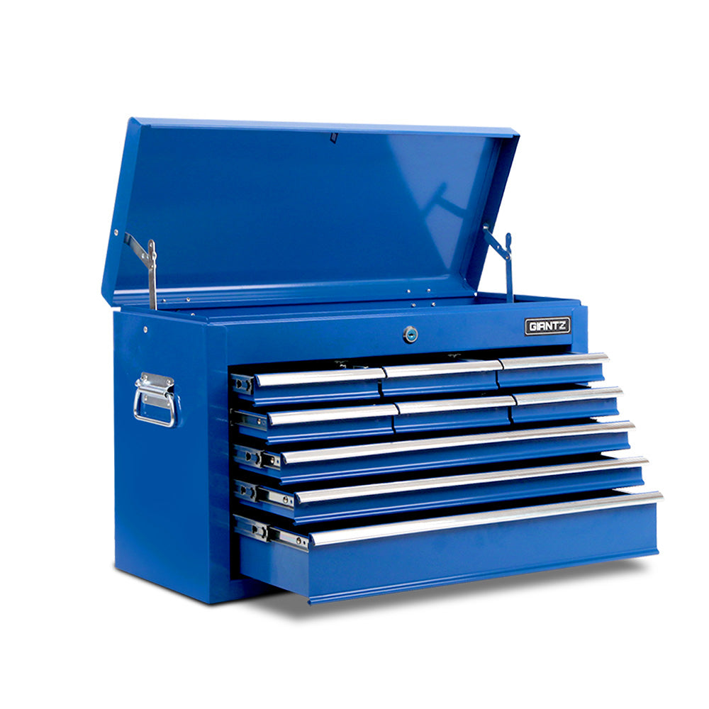 Giantz 9 Drawer Mechanic Tool Box Cabinet Storage - Blue-2