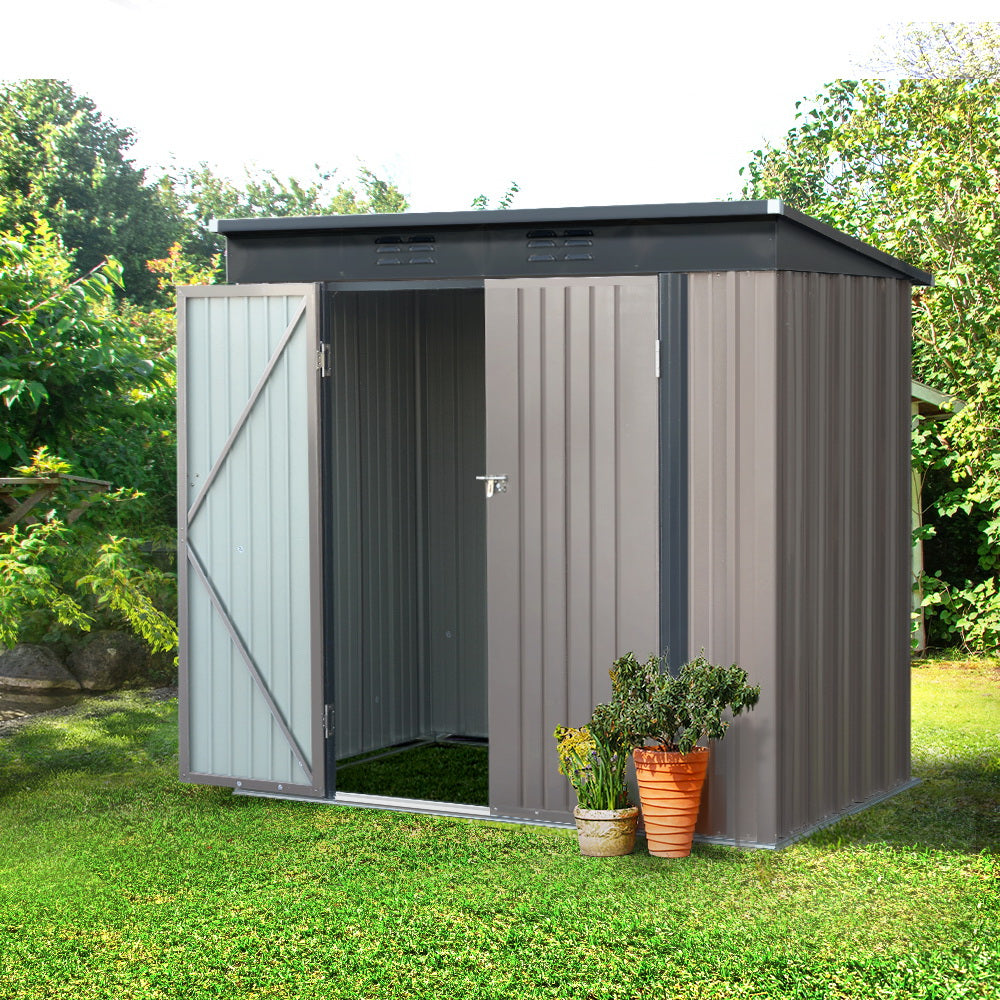 Giantz Garden Shed Sheds Outdoor Storage 1.95x1.31M Steel Workshop House Tool-7