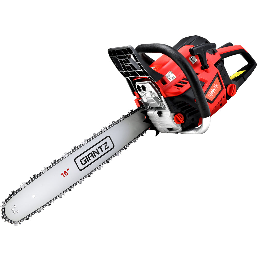 Giantz Petrol Chainsaw Chain Saw E-Start Commercial 45cc 16'' Top Handle Tree-1