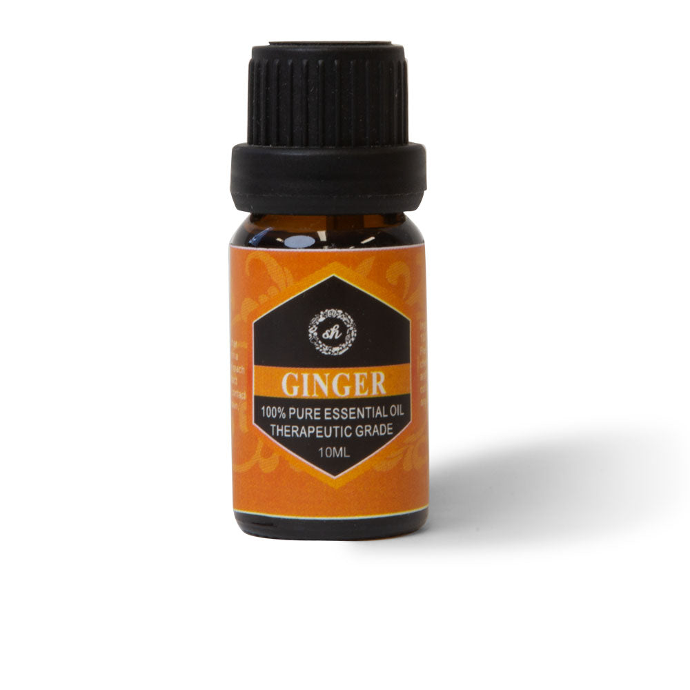 Ginger Essential Oil 10ml Bottle - Aromatherapy-0