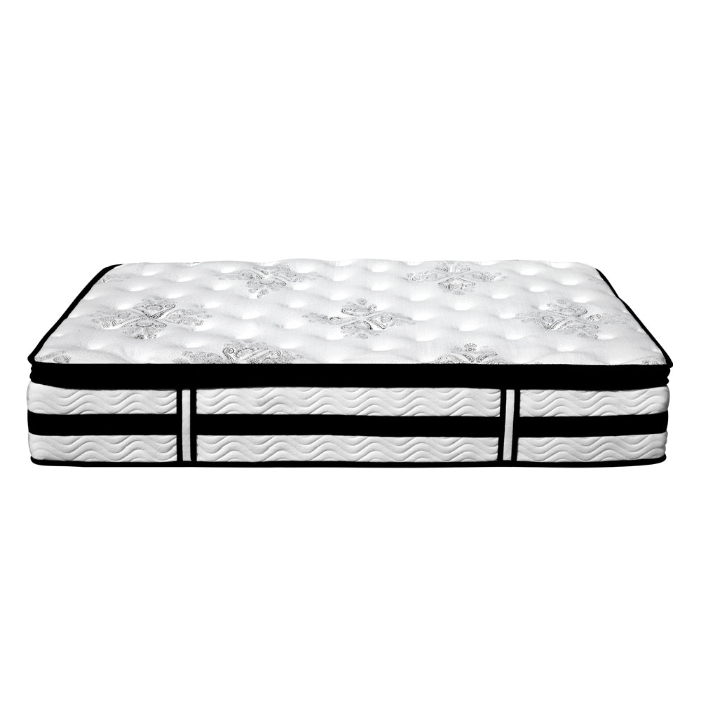Giselle Bedding Algarve Euro Top Pocket Spring Mattress 34cm Thick Queen-3