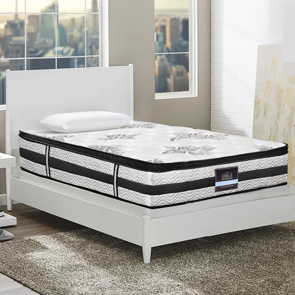 Giselle Bedding Algarve Euro Top Pocket Spring Mattress 34cm Thick Single-7