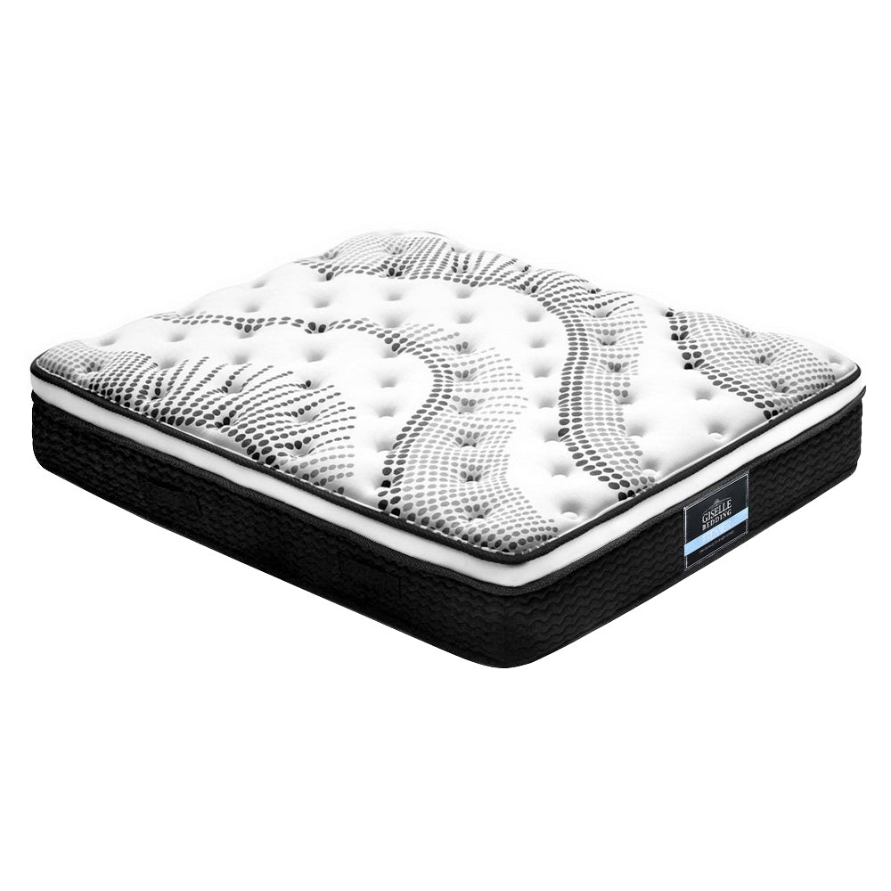 Giselle Bedding Como Euro Top Pocket Spring Mattress 32cm Thick Queen-0