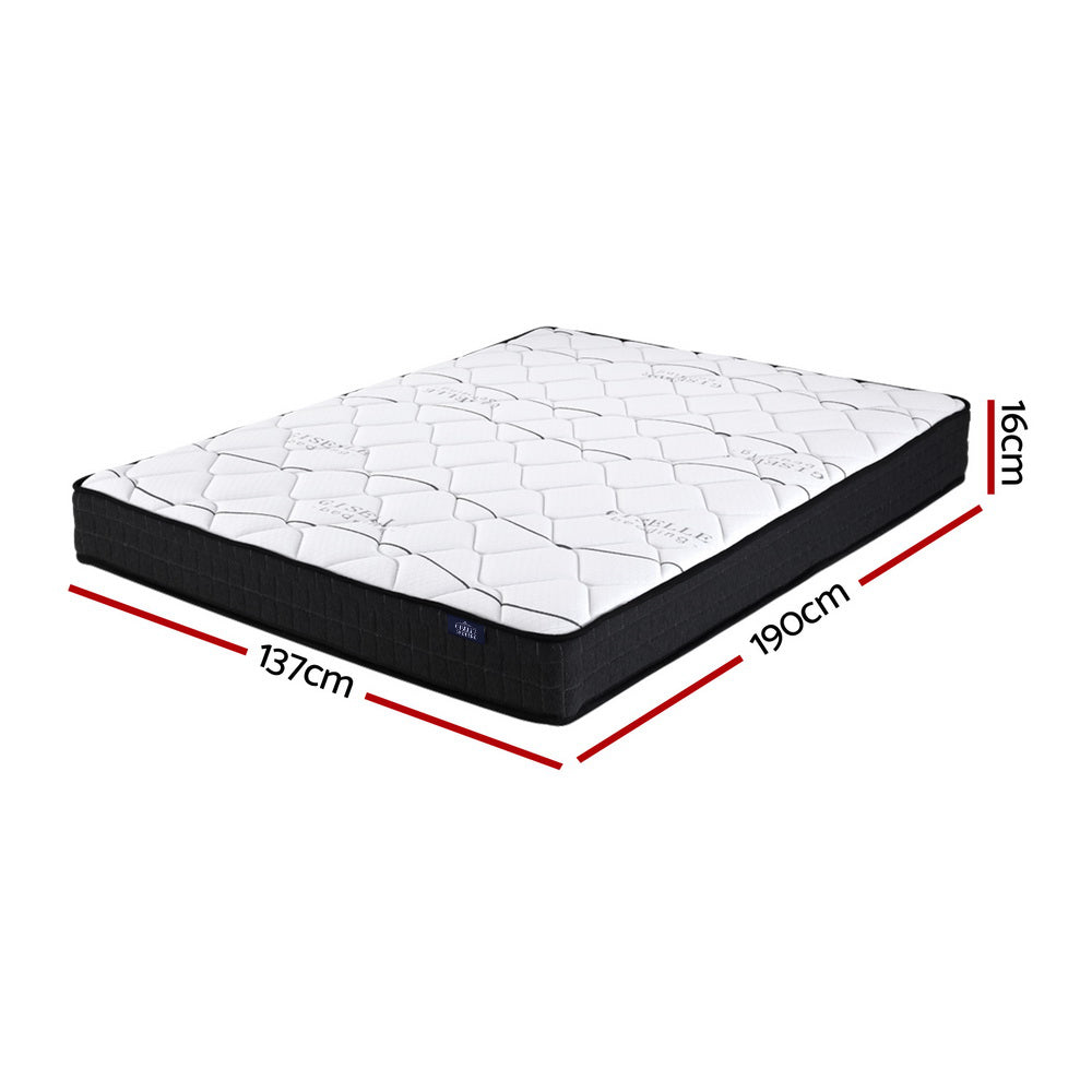 Giselle Bedding Glay Bonnell Spring Mattress 16cm Thick Double-1