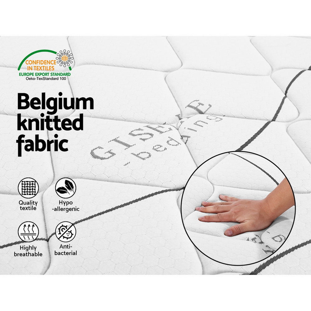 Giselle Bedding Glay Bonnell Spring Mattress 16cm Thick Double-5