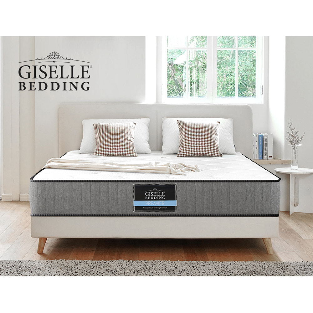 Giselle Bedding King Single Mattress Extra Firm Pocket Spring Foam Super Firm-6