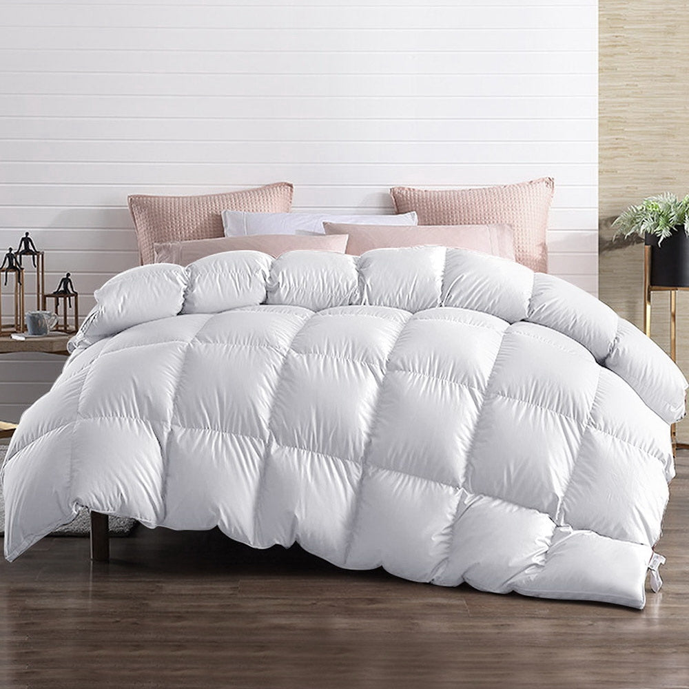 Giselle Bedding Queen Size 700GSM Goose Down Feather Quilt-7