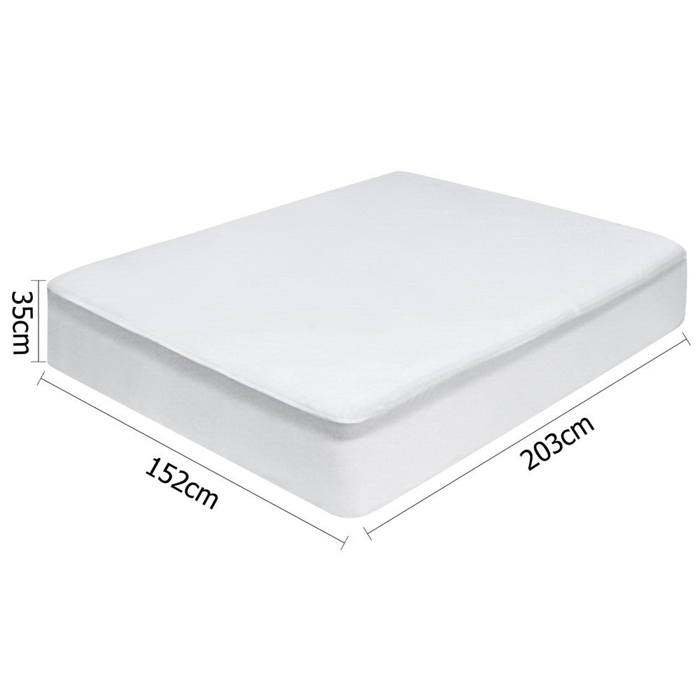Giselle Bedding Queen Size Waterproof Bamboo Mattress Protector-1