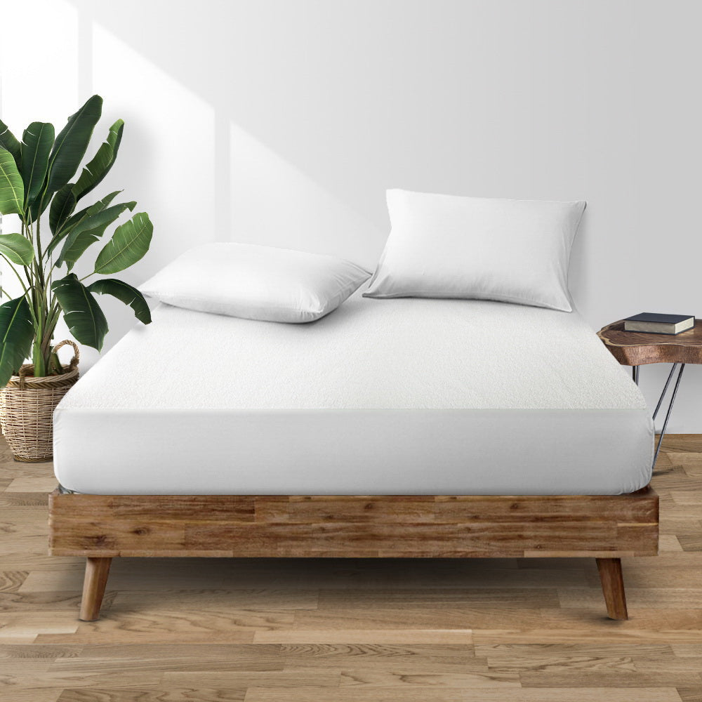 Giselle Bedding Queen Size Waterproof Bamboo Mattress Protector-7
