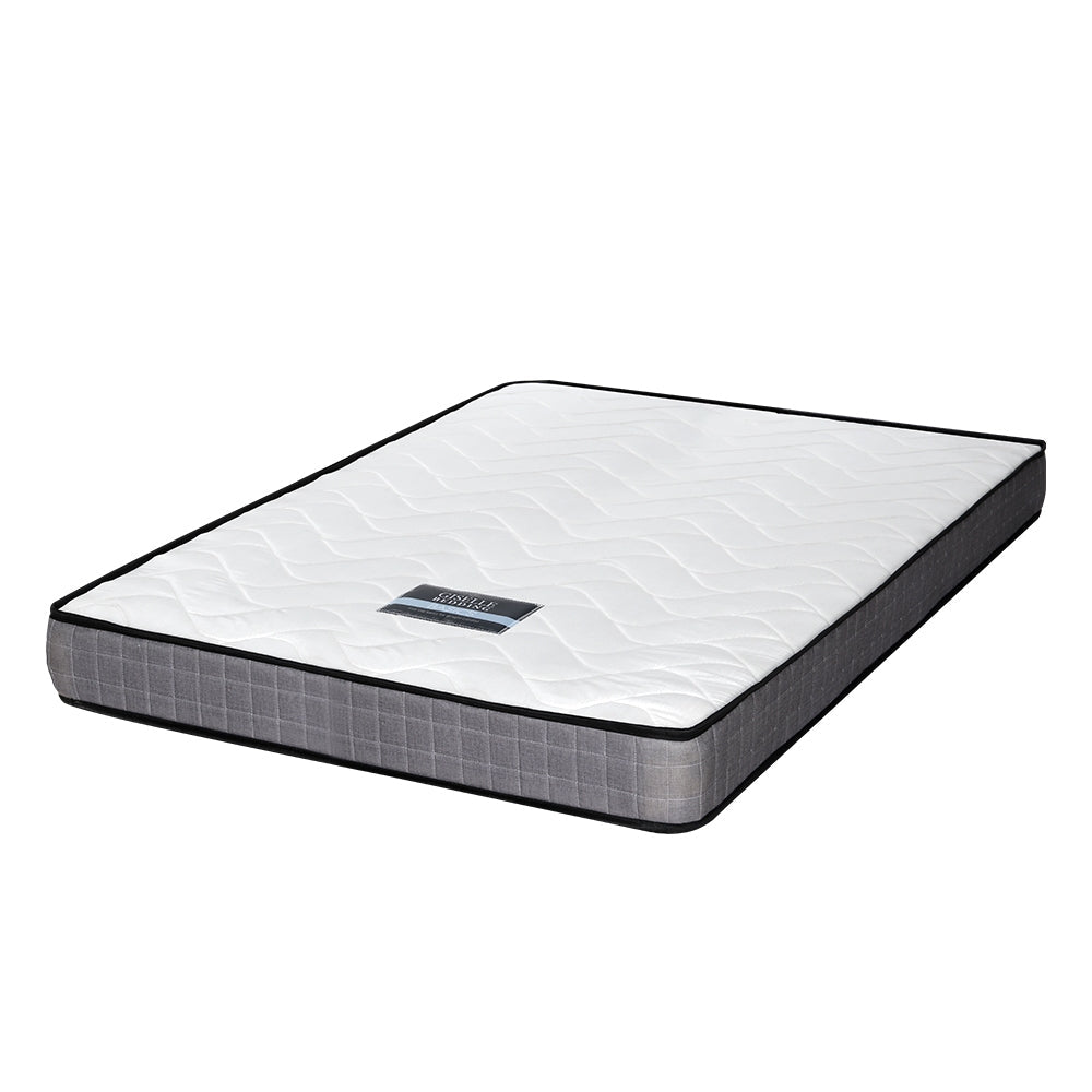 Giselle Mattress Medium Firm Mattresses Tight Top Bed Bonnel Spring 13cm SINGLE-0