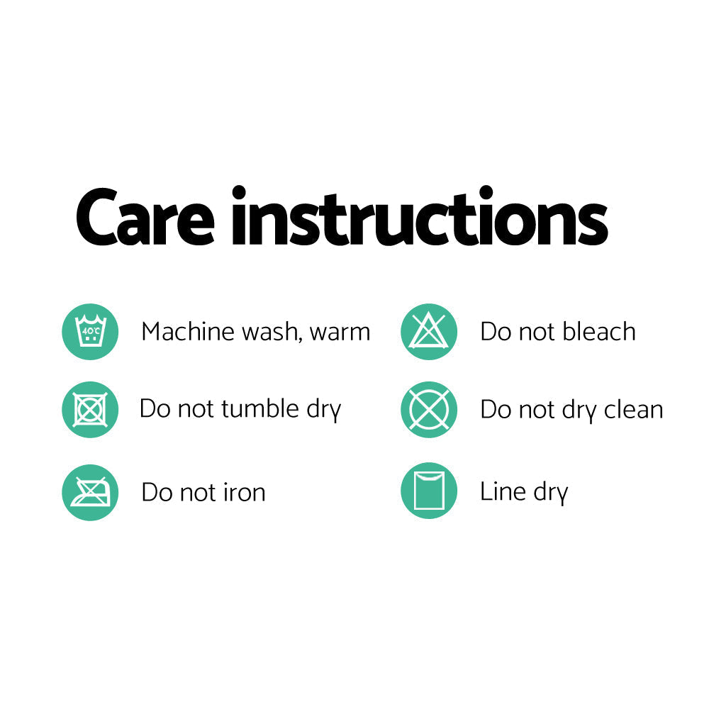 Giselle Quilt Cover Set Diamond Pinch Black - Super King-5