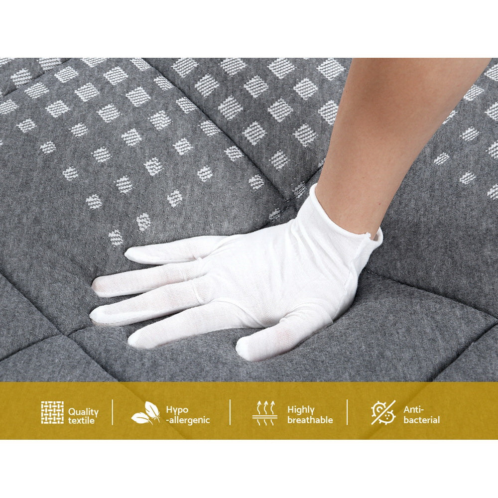 Giselle SINGLE Mattress Pillow Top Bed Size Bonnell Spring Medium Firm Foam 18CM-6