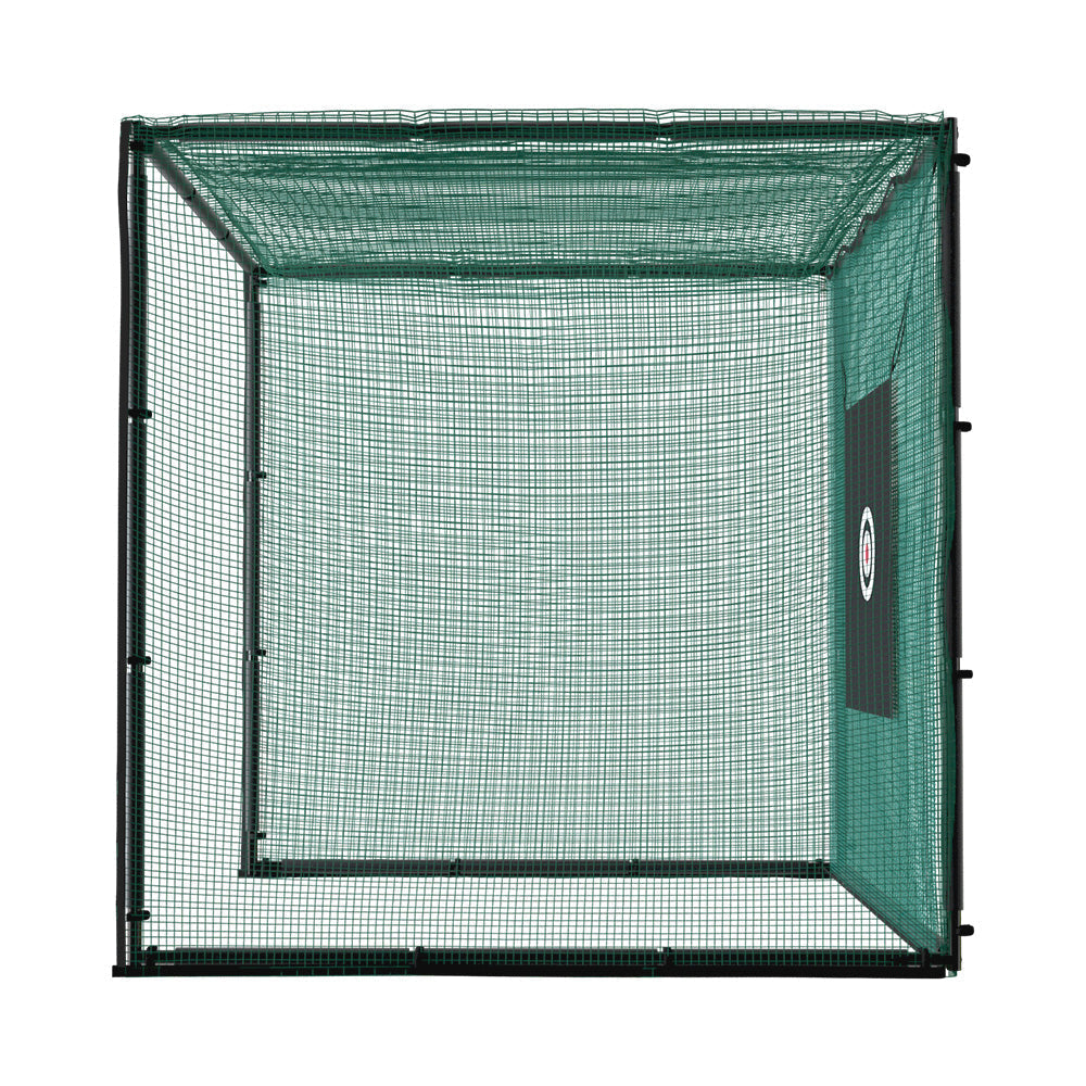 Golf Practice Cage 3M Hitting Net with Steel Frame Football Baseball Training-3