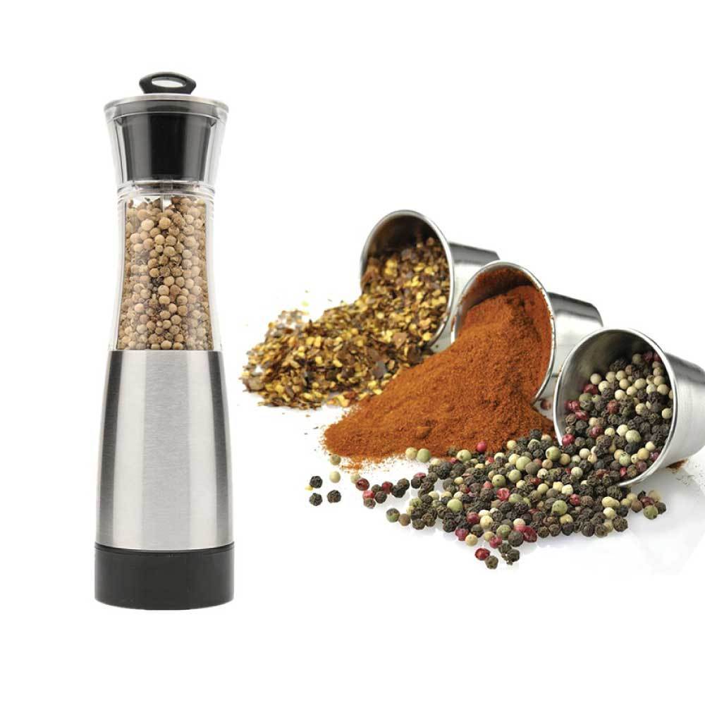 Gravity Salt or Pepper Grinder - Automatic Twist Grind Shakers Mills Electric-4