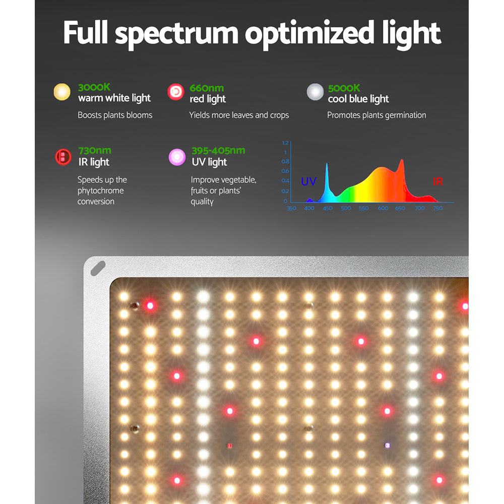 Greenfingers Grow Tent 2200W LED Grow Light Hydroponic Kits System 1.5x1.5x2M-5