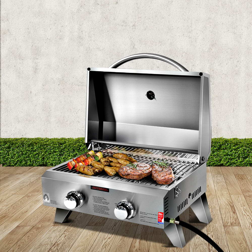 Grillz Portable 2 Burner Gas BBQ-6