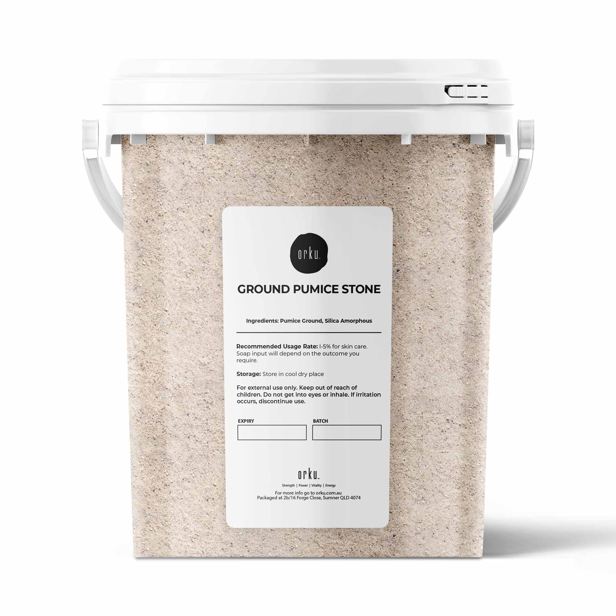 Ground Pumice Stone Granular Powder Tub Eco Exfoliant Body Scrub Soap Additive-2