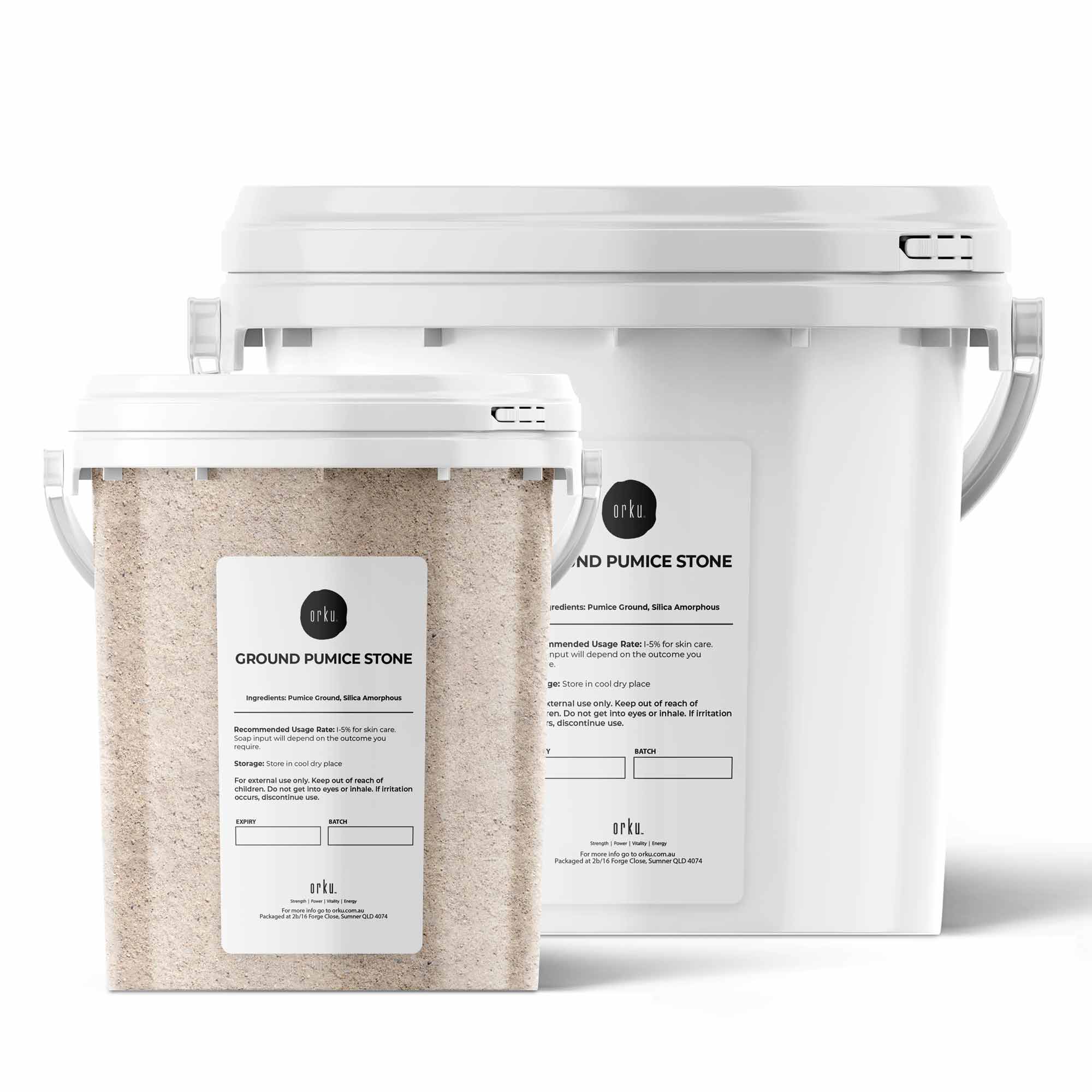 Ground Pumice Stone Granular Powder Tub Eco Exfoliant Body Scrub Soap Additive-0