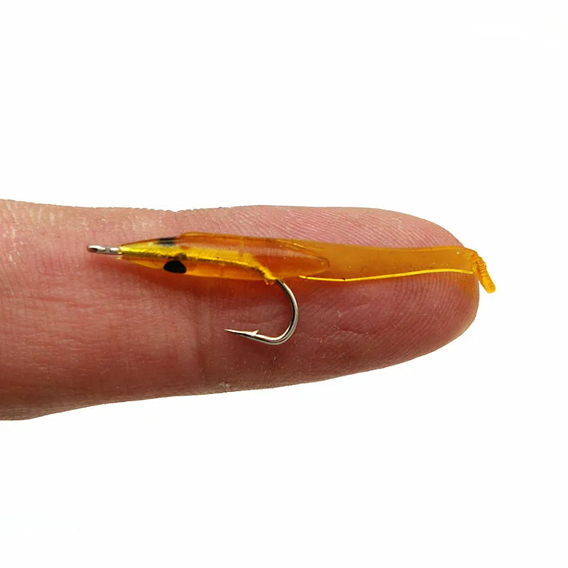 SUNMILE 30pcs 0.3g 35mm Eel Soft Fishing Lure Pesca Peche Tackle Wobblers Fish Lures Carp Leurre Souple Soft baits