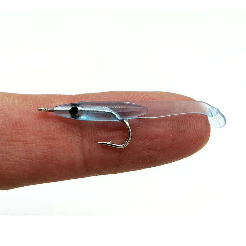 SUNMILE 30pcs 0.3g 35mm Eel Soft Fishing Lure Pesca Peche Tackle Wobblers Fish Lures Carp Leurre Souple Soft baits