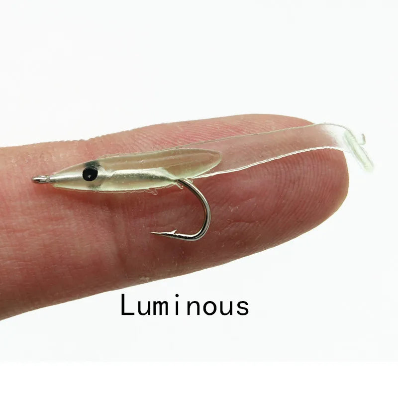 SUNMILE 30pcs 0.3g 35mm Eel Soft Fishing Lure Pesca Peche Tackle Wobblers Fish Lures Carp Leurre Souple Soft baits