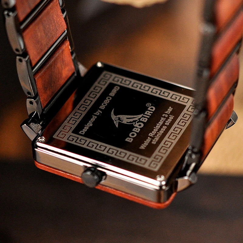 relogio masculino BOBO BIRD Men Watch erkek kol saati Luxury Wooden Watches Waterproof Great Gift for Boyfriend Accept Custom
