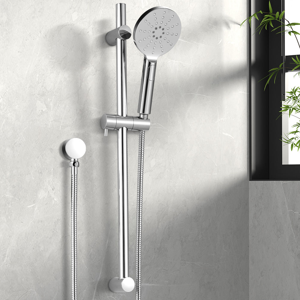 Handheld Shower Head Wall Holder 4.7'' High Pressure Adjustable 3 Modes Chrome-4