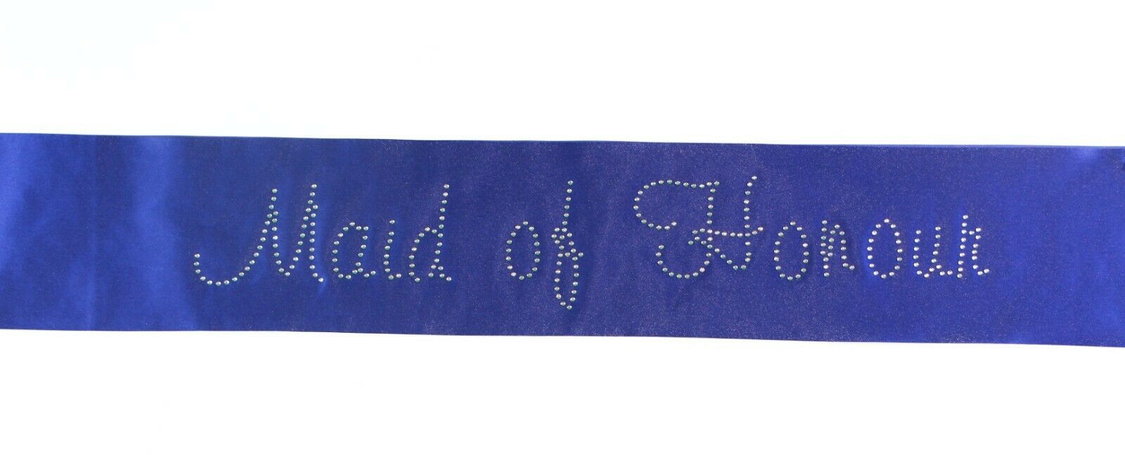 Hens Sash Diamante Crystal - Royal Blue - Maid Of Honour-1