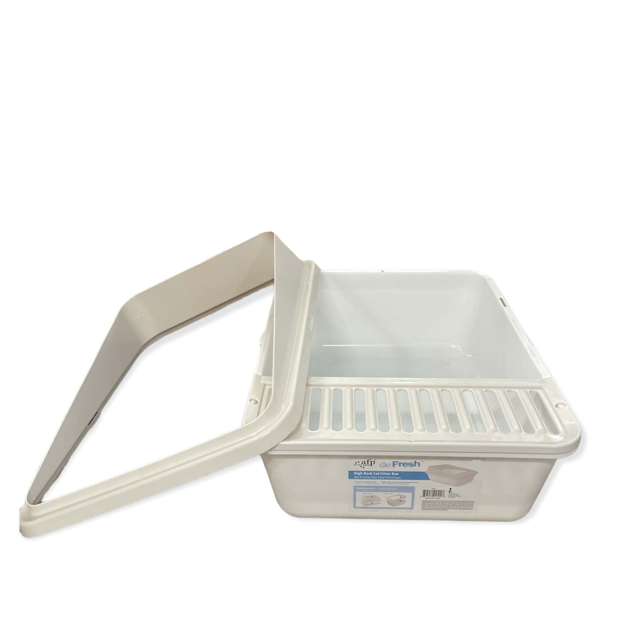High Back Cat Litter Tray Small - Pet Fresh Clean Kitten Toilet Box-1