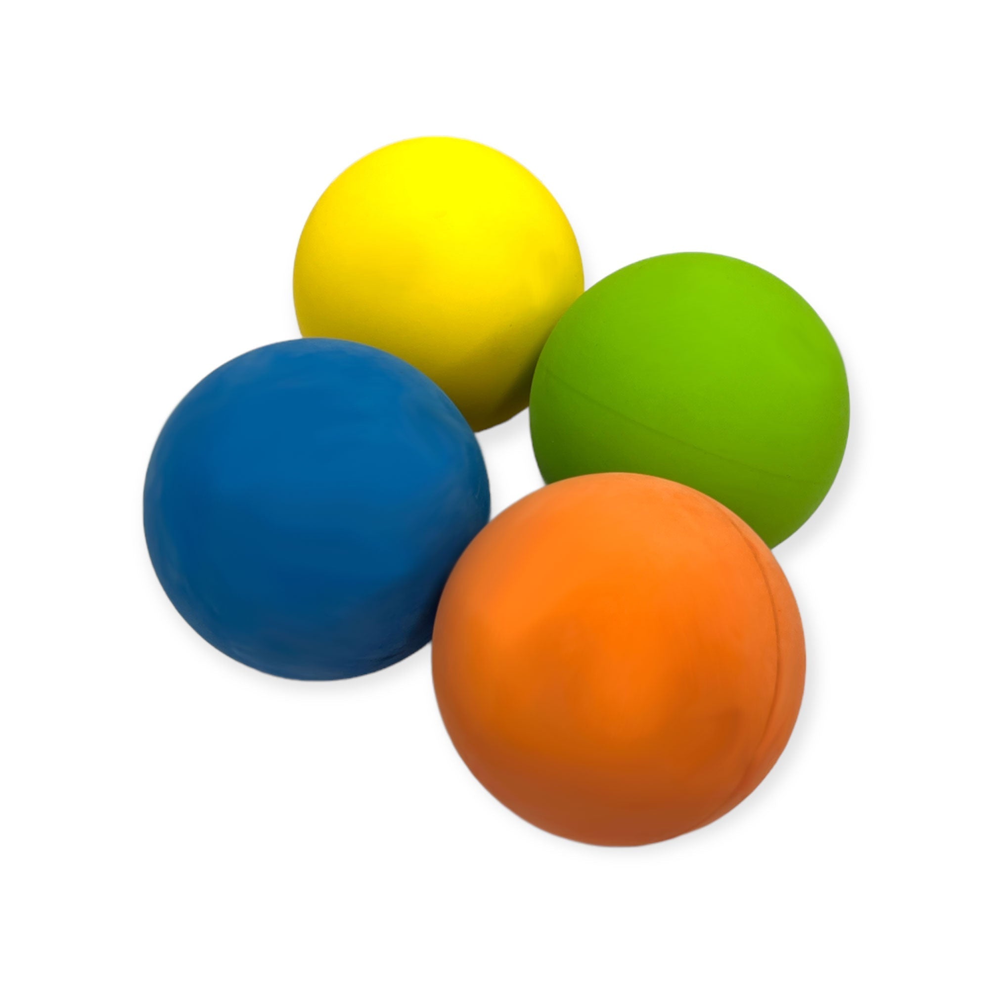 High Bounce Hand Balls 4 Colour Pack - Rubber Bouncing Set-0