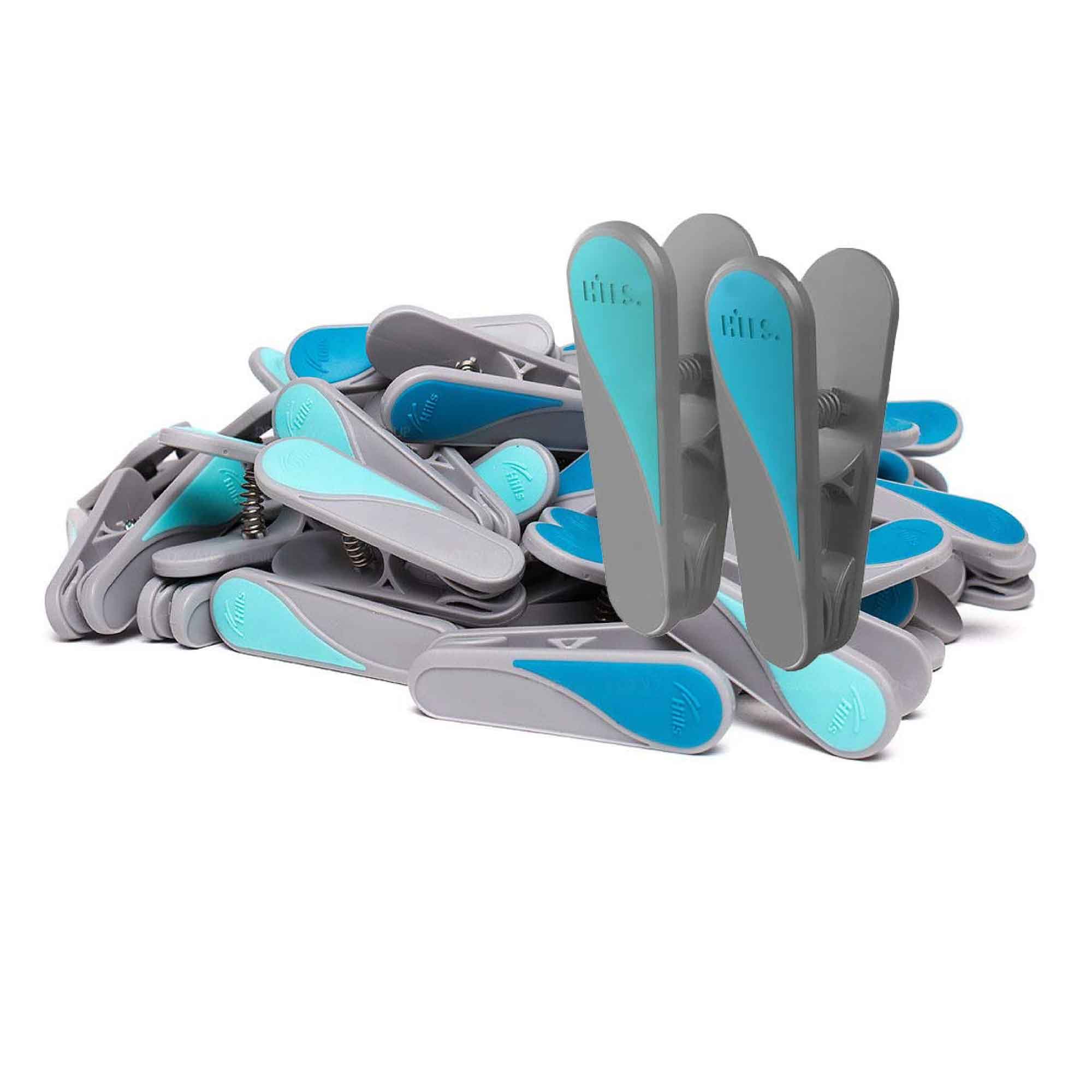 Hills 10 Pck Clothes Pegs Soft Grip Plastic Rubber UV Rust Resistant Washing Peg-1