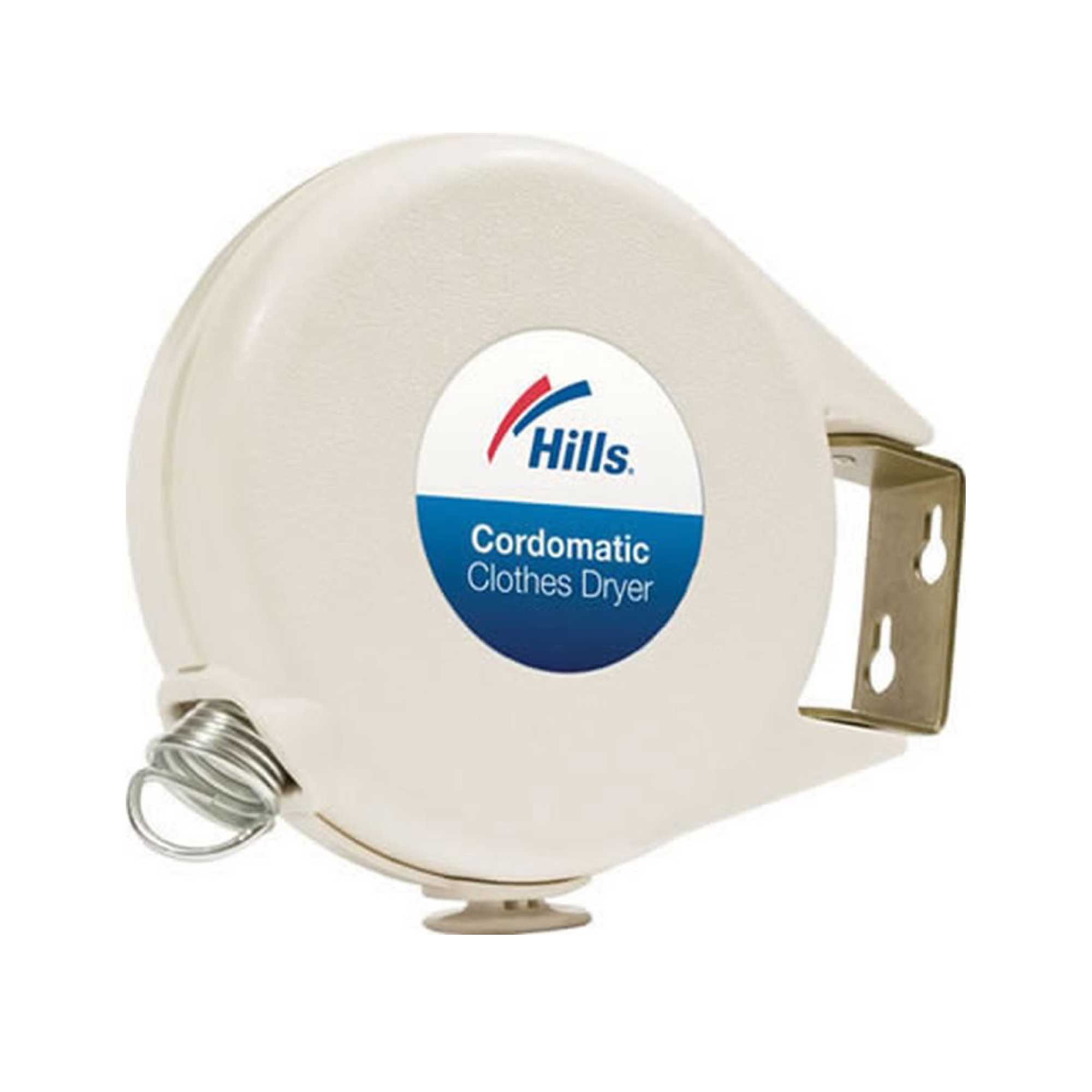 Hills Cordomatic Clothesline 15m Retractable Indoor Outdoor Mounted Washing Line-0