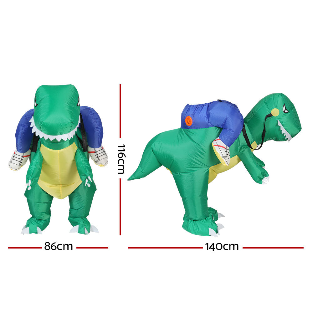 Inflatable Costume Suit Dinosaur Adult Fancy Dress Blow up Halloween Party-1