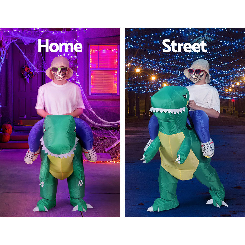 Inflatable Costume Suit Dinosaur Adult Fancy Dress Blow up Halloween Party-5