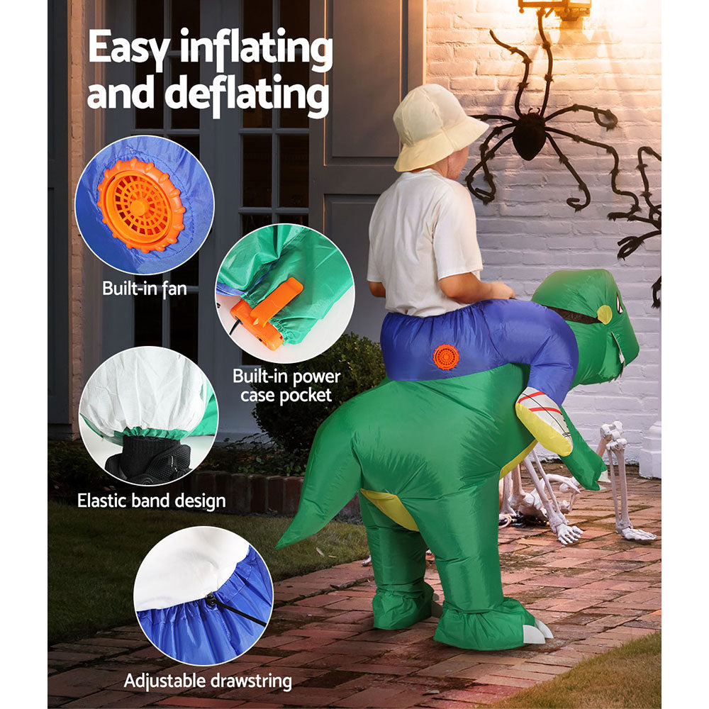 Inflatable Costume Suit Dinosaur Adult Fancy Dress Blow up Halloween Party-6